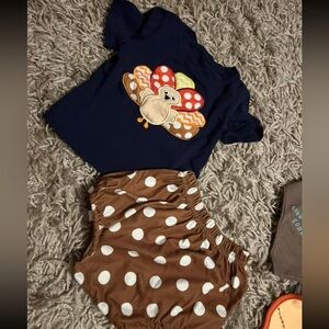 18-24 month Thanksgiving smocked outfit